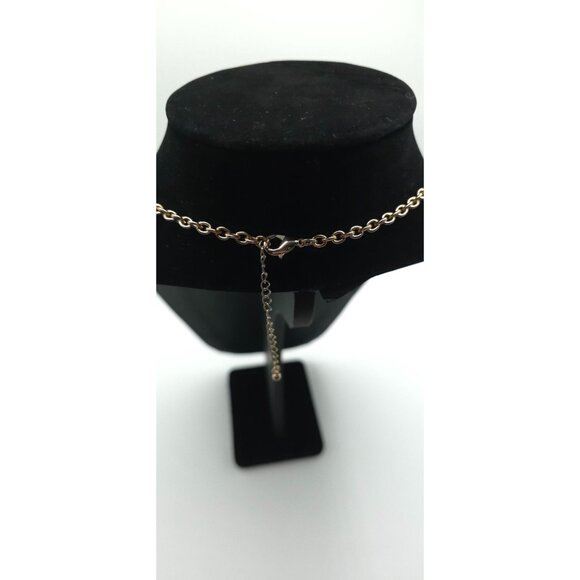 Yellow Enamel Square Beaded Chunky Statement Necklace Elegant Design - Picture 2 of 4